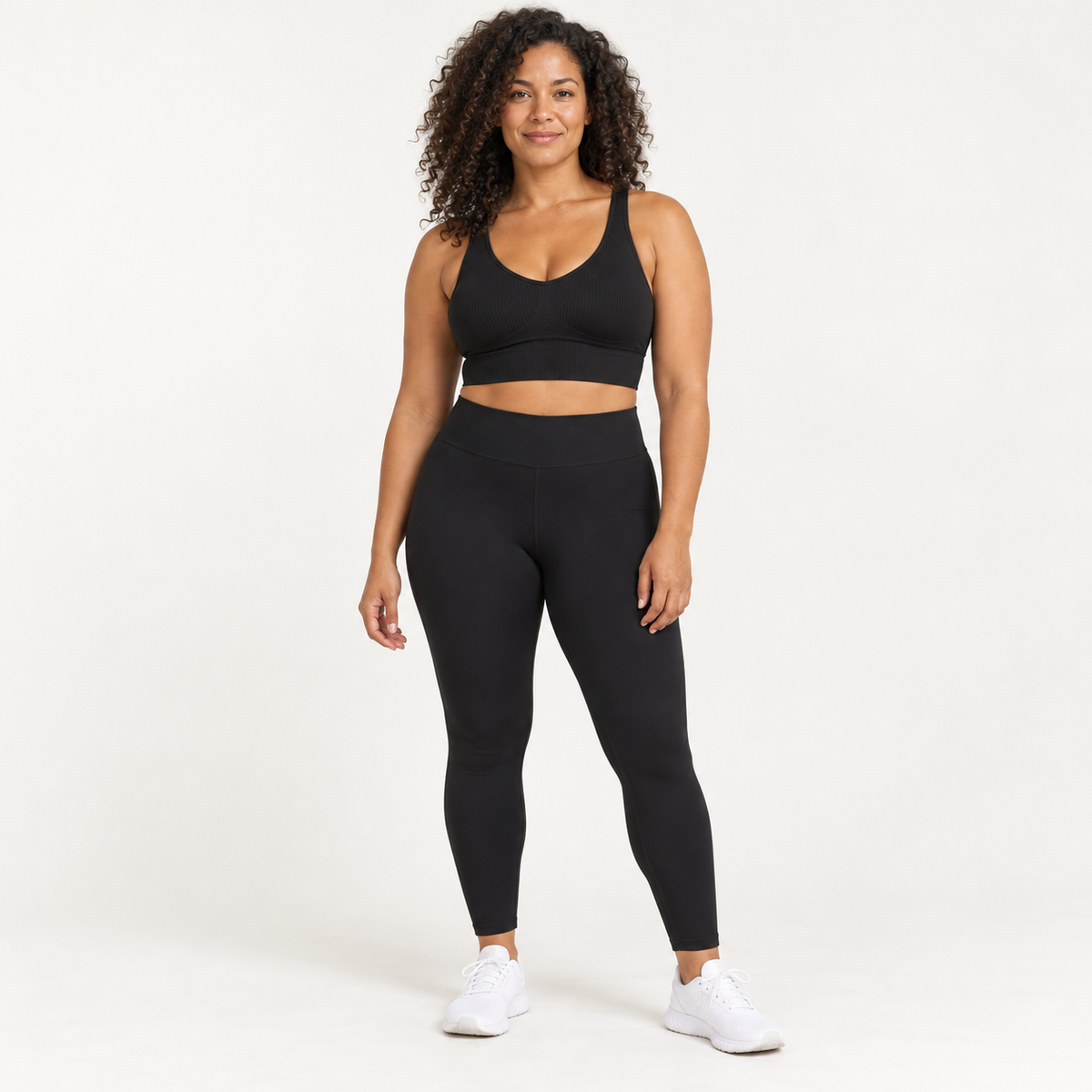 Ionix soft-support bra — black